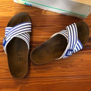 Ladies 6,Santosa,Anchor Blue,Birkenstock Birki’s